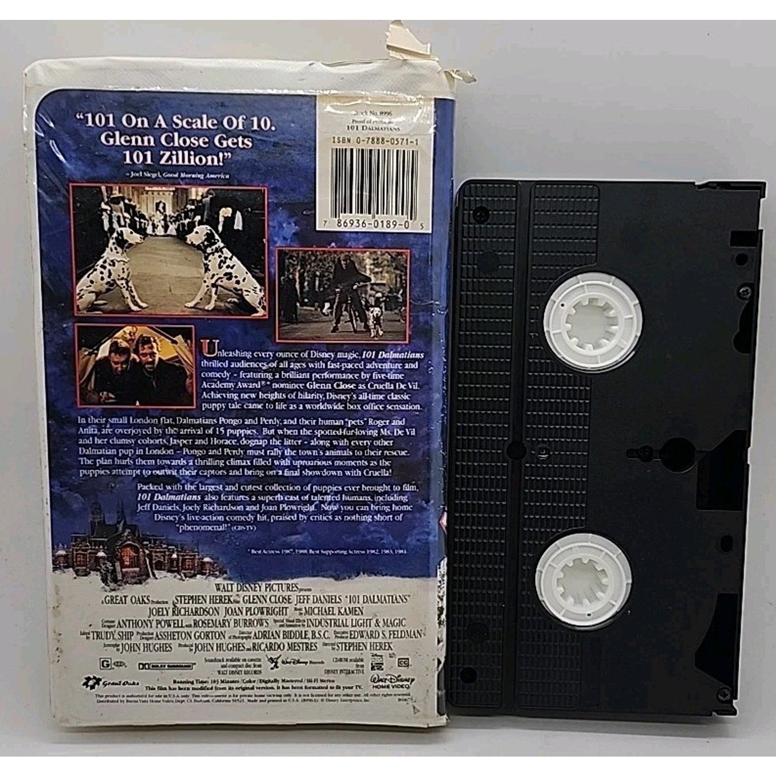 101 Dalmatians (VHS, 1997, Clam Shell)