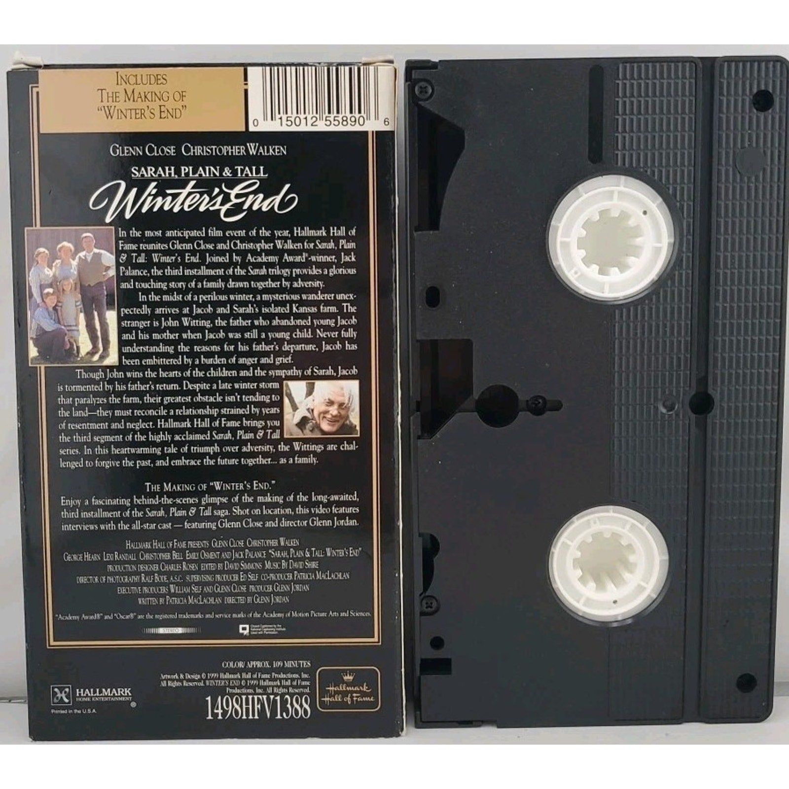 Hallmark Hall of Fame Sarah, Plain & Tall Winter's End VHS 1999