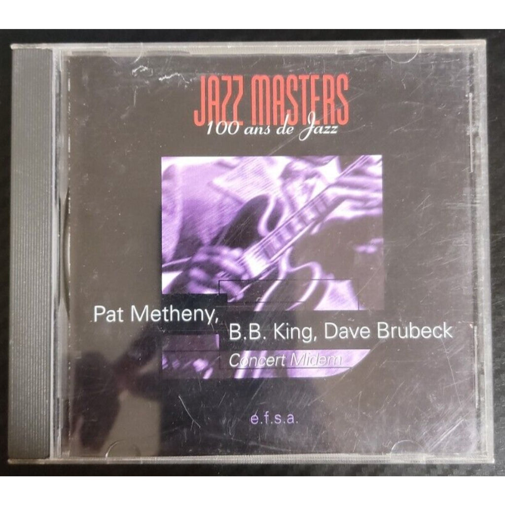 Jazz Masters 100 Ans De Jazz Pat Metheny, B. B. King, Dave Brubeck (CD)