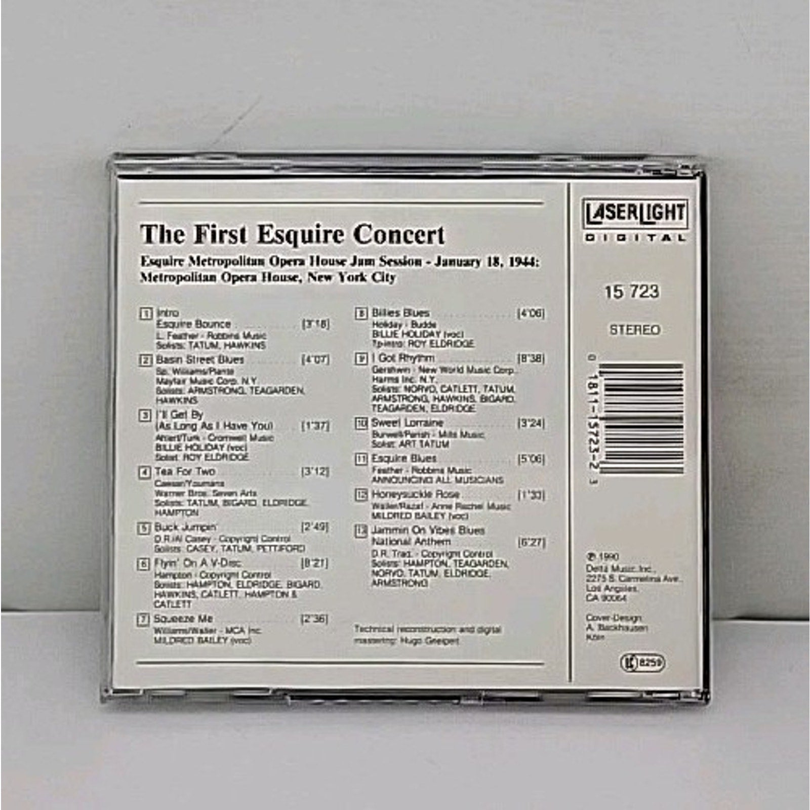 The First Esquire Concert by Various Artists (CD, Oct-1991, Laserlight)