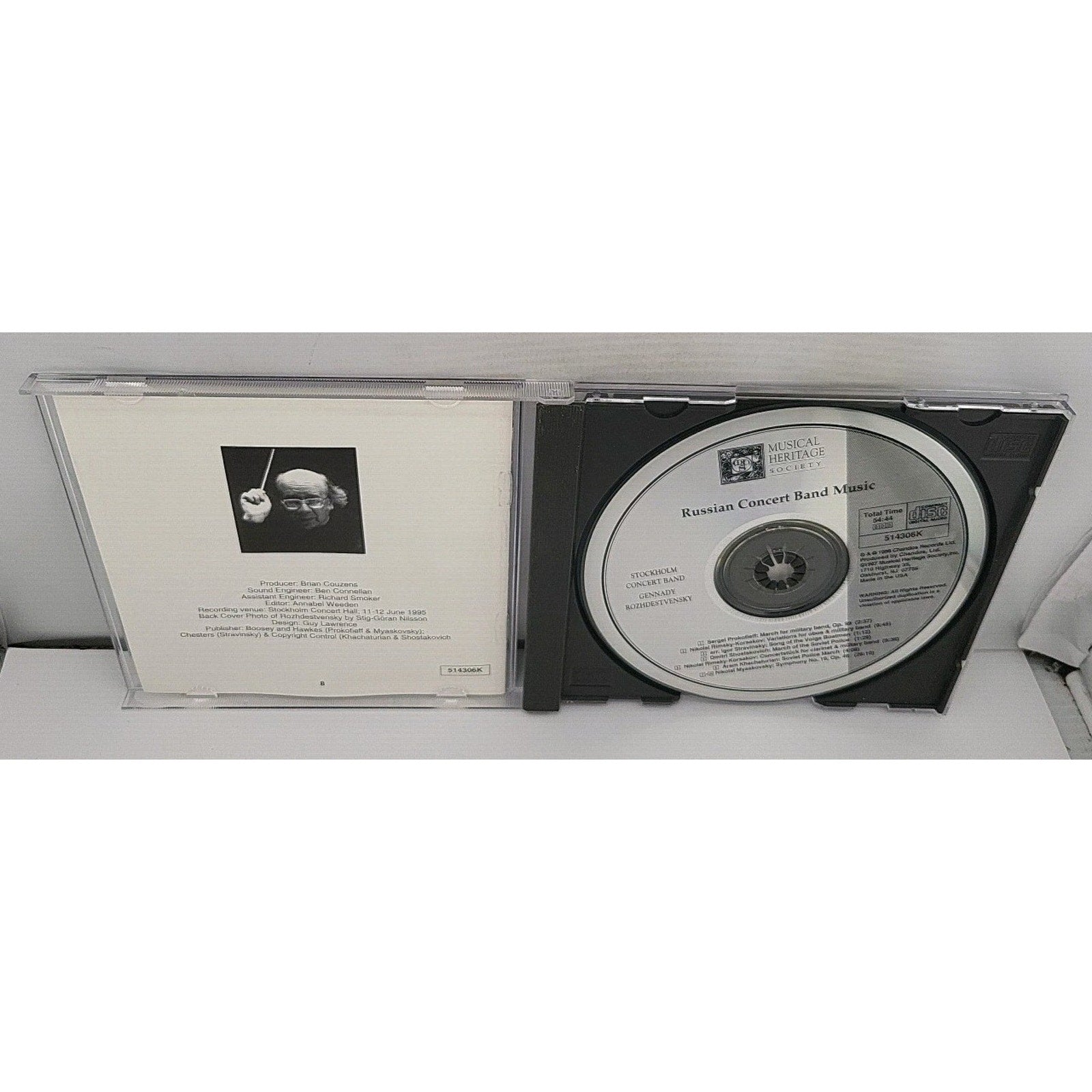 Russian Concert Band Music (Stockholm Concert Band,Rozhdestvensky) (CD, 1996)