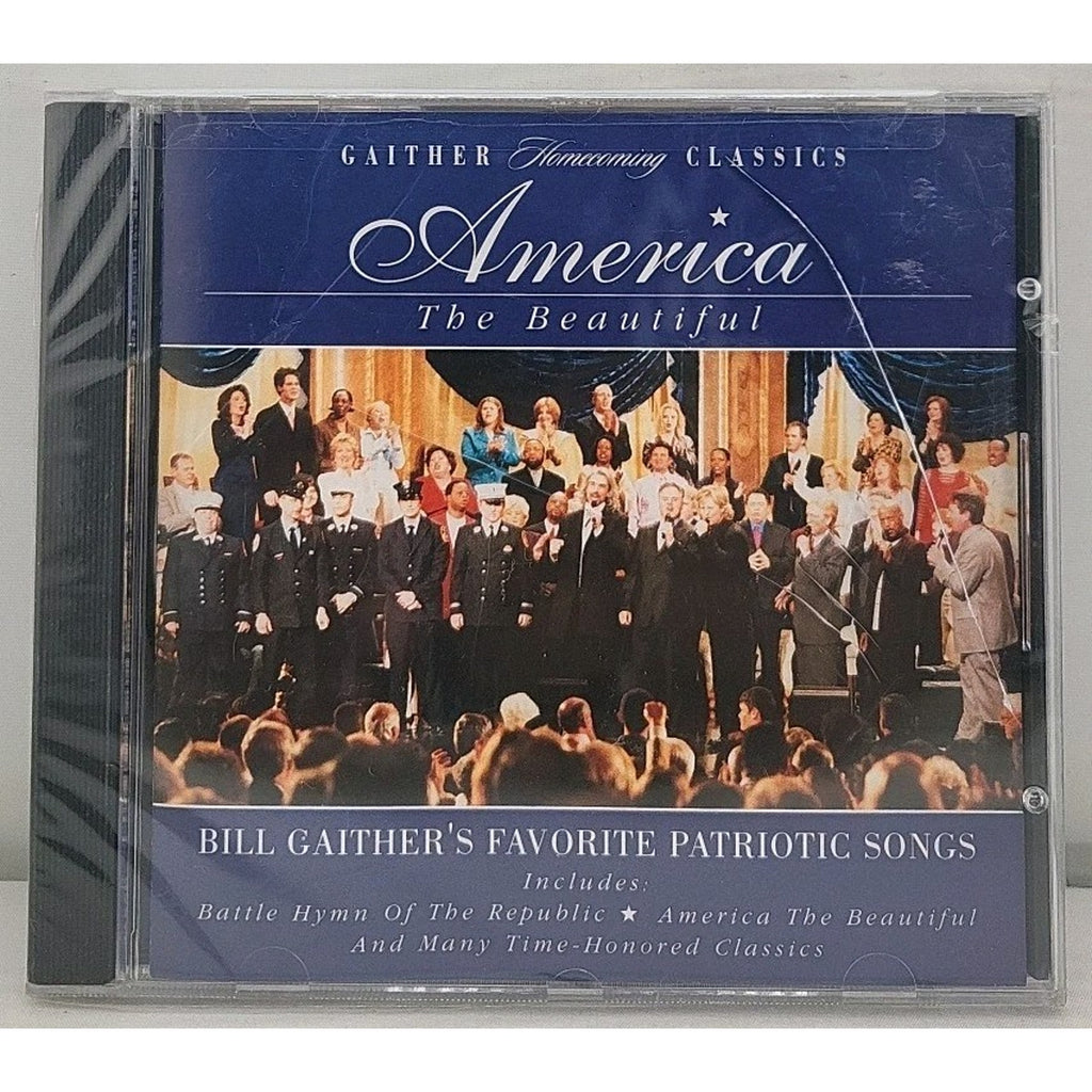 America the Beautiful by Bill Gaither (CD, 2004) *Brand New*