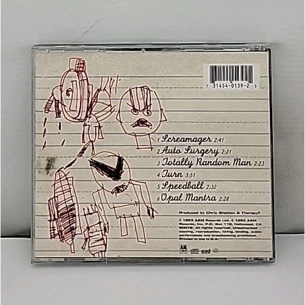 Therapy? Hats Off the Insane CD 1993 A&M Records Alternative Rock