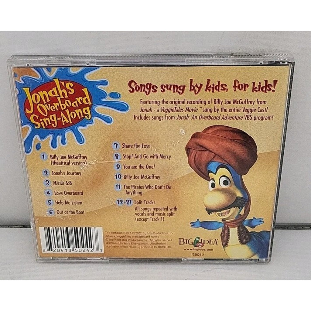 VeggieTales: Jonah's Overboard Sing-Along by VeggieTales (CD, Word Distribution)