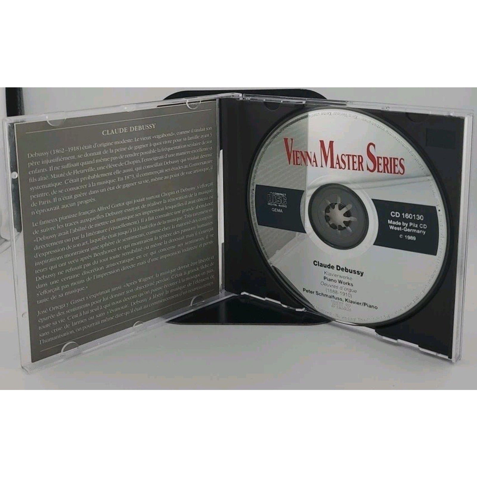Vienna Master Series Claude Debussy : Oeuvres Pour (CD)