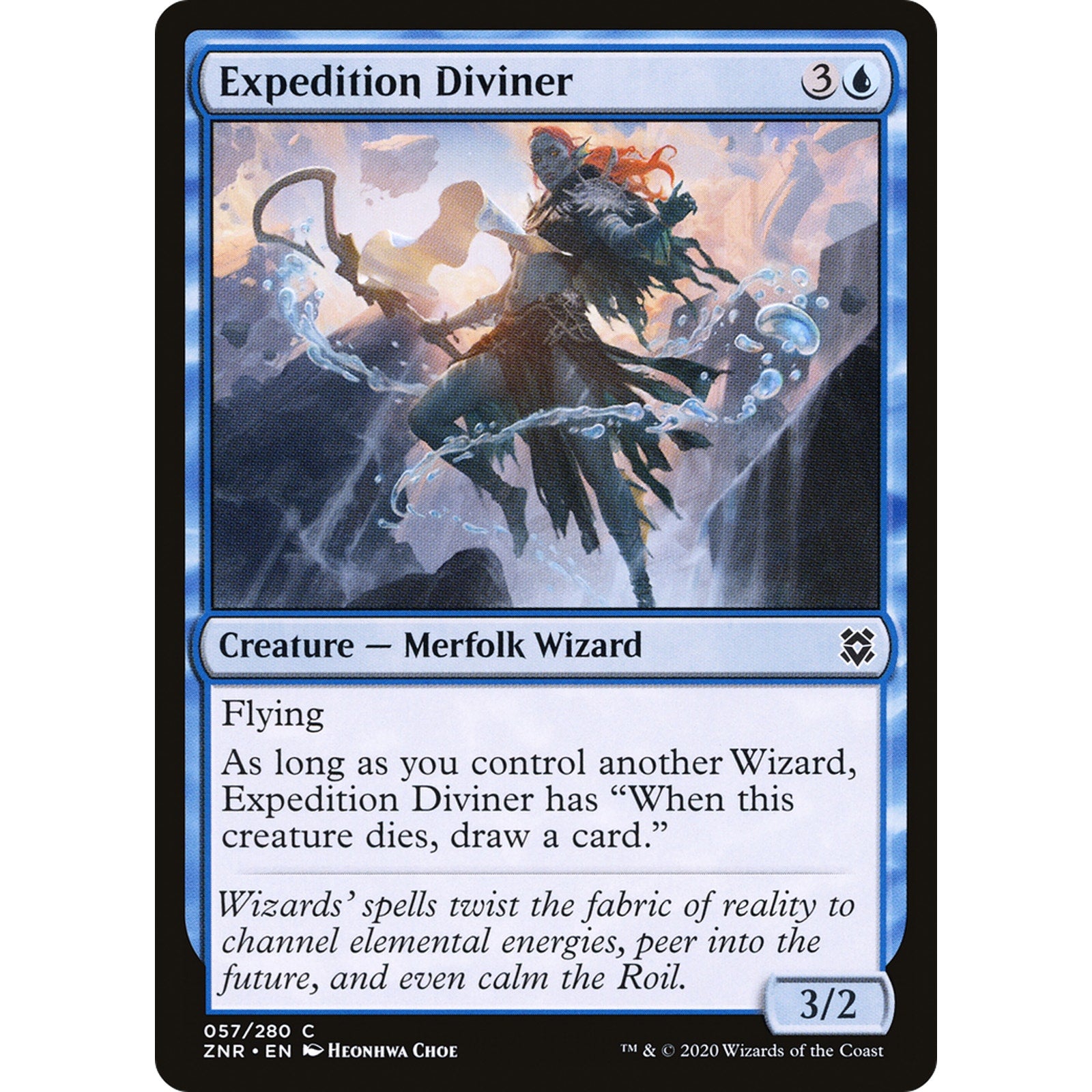 x4 Expedition Diviner ZNR MTG Zendikar Rising 57/280 COMMON M/NM 4x