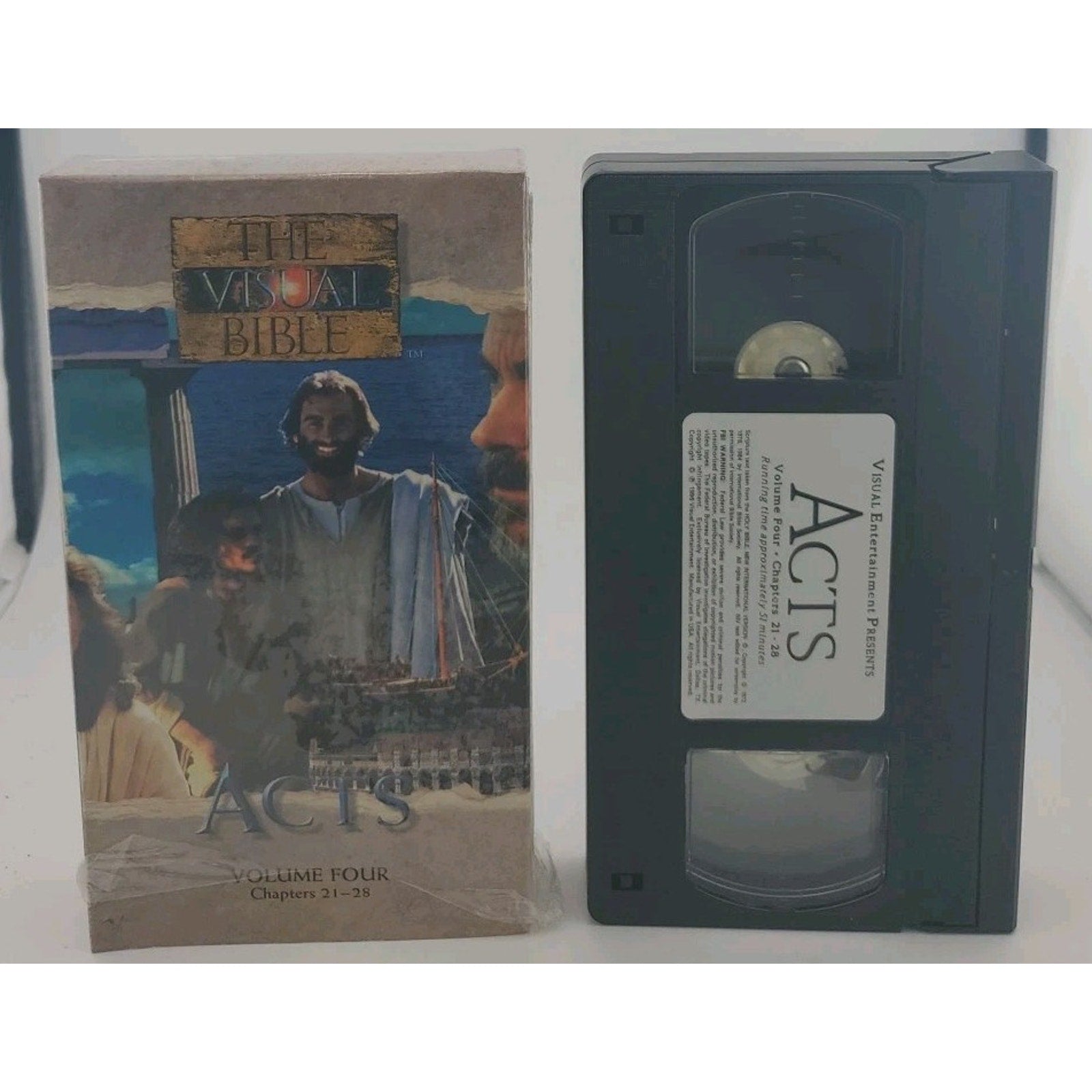 The Visual Bible Acts Volume 1-4 VHS Box Set