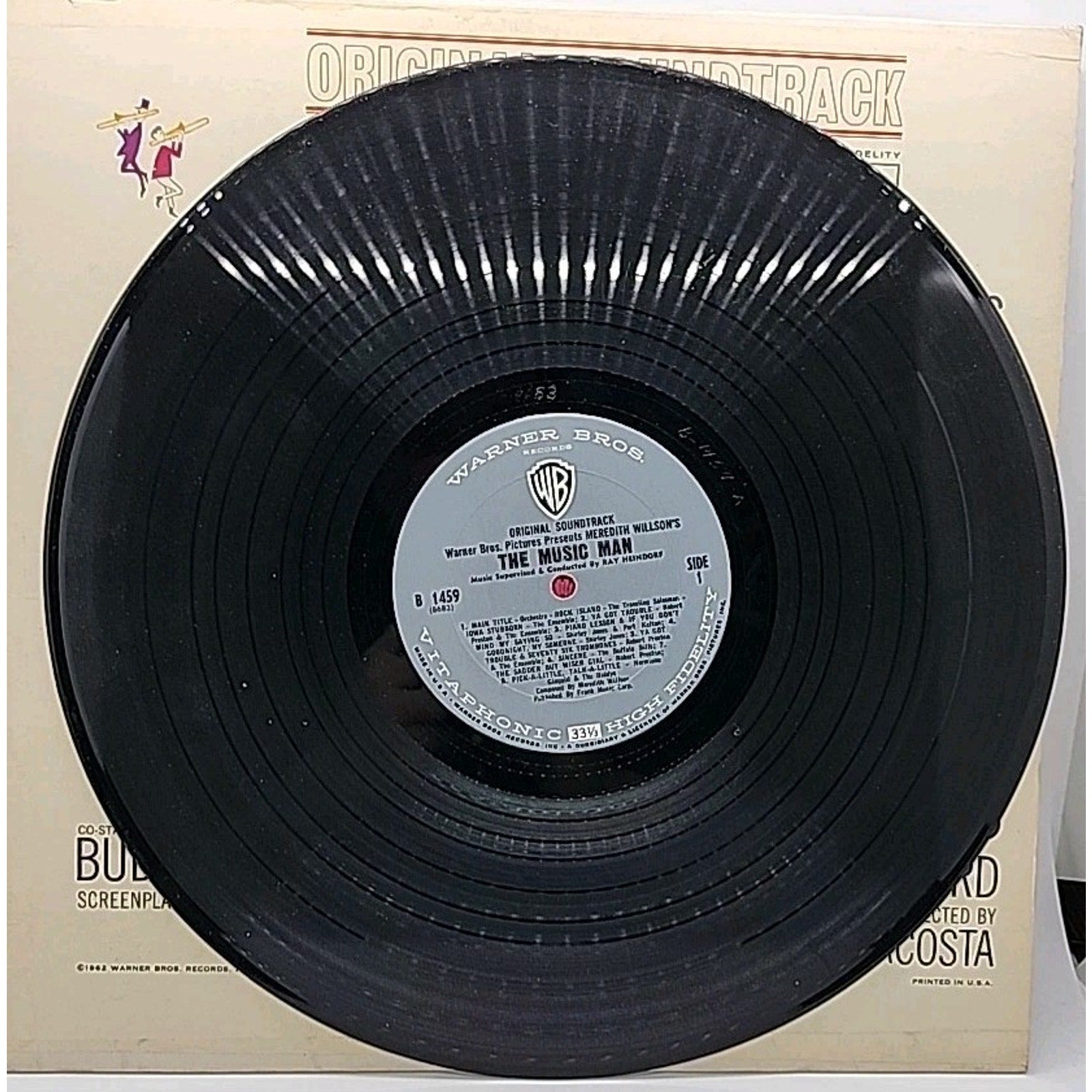 The Music Man: Robert Preston, Shirley Jones Original Soundtrack Recording LP