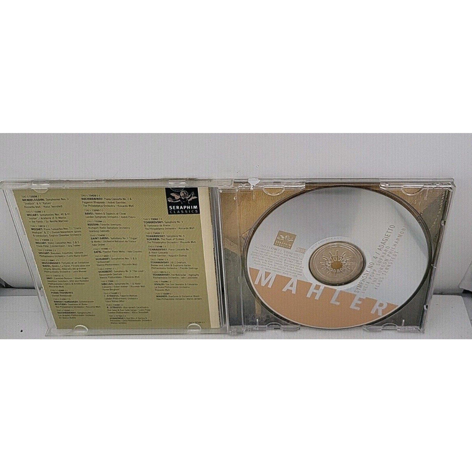 Symphony 4 in G Major / Adagietto from Symphony 5 by Klaus Tennstedt (CD, 2000)