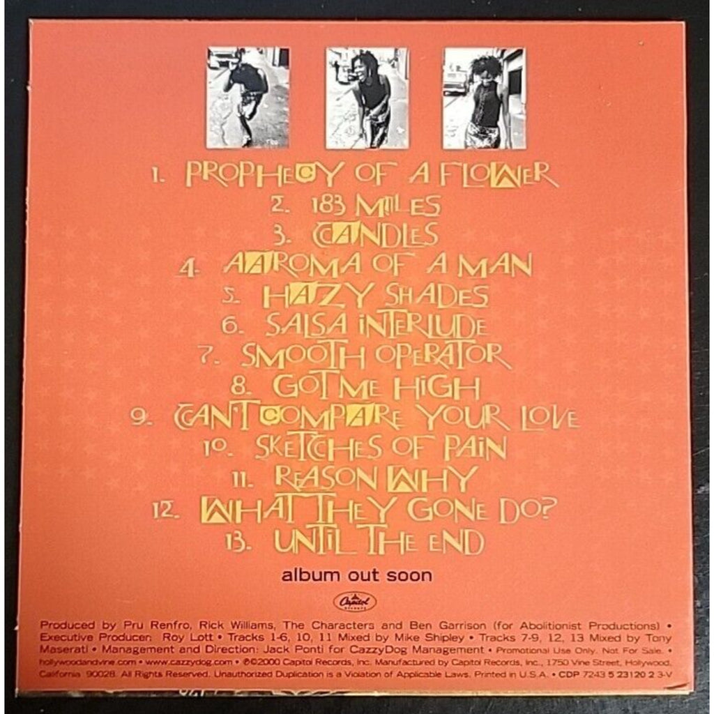 Pru by Pru (CD, Nov-2000, Capitol) Promo CD