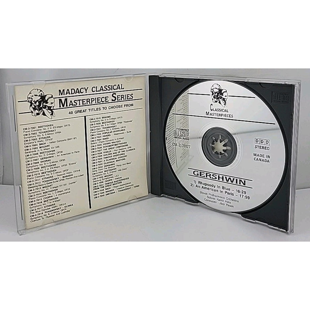 George Gershwin Rhapsody in Blue an American in Paris CD