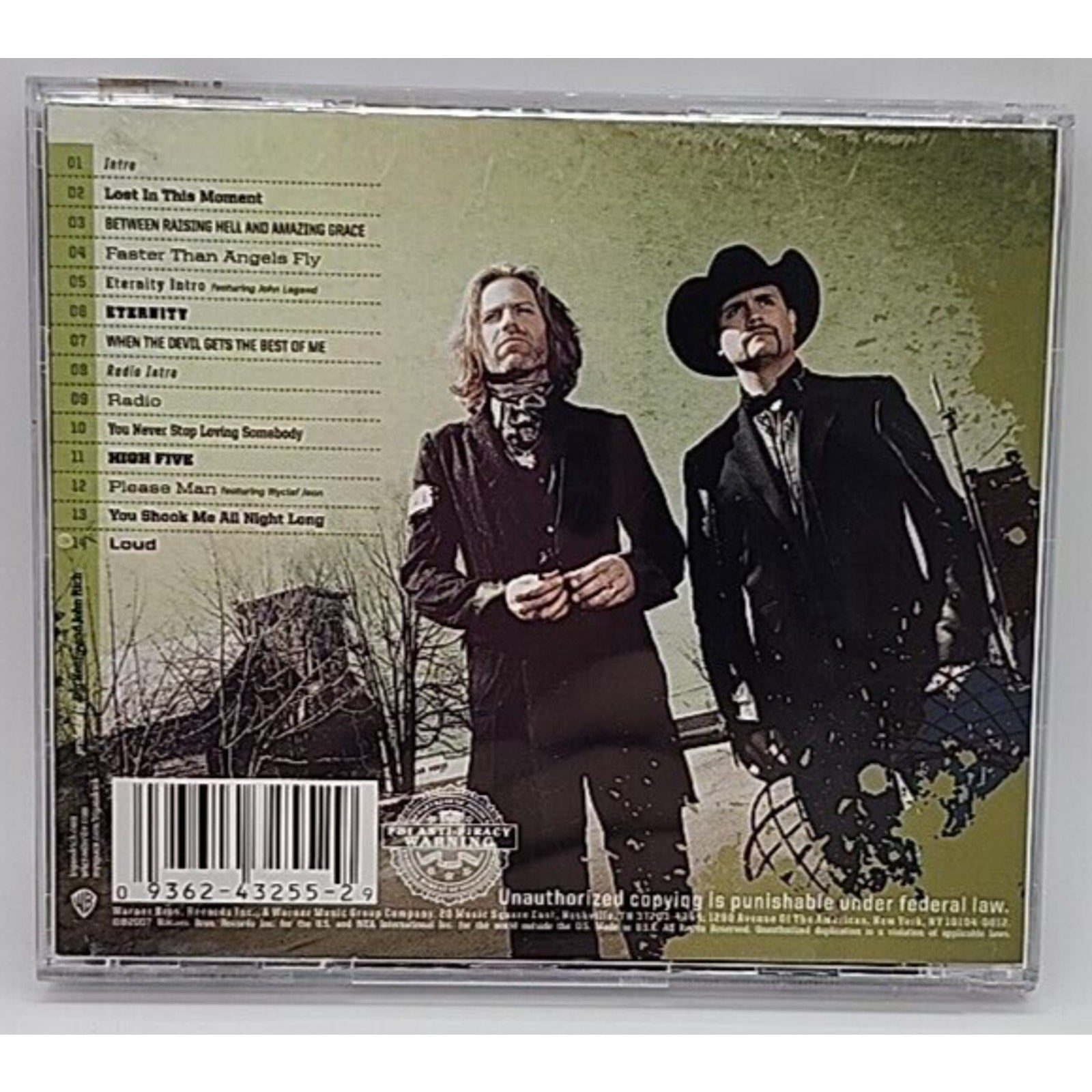 Between Raising Hell and Amazing Grace by Big & Rich (CD, 2007)