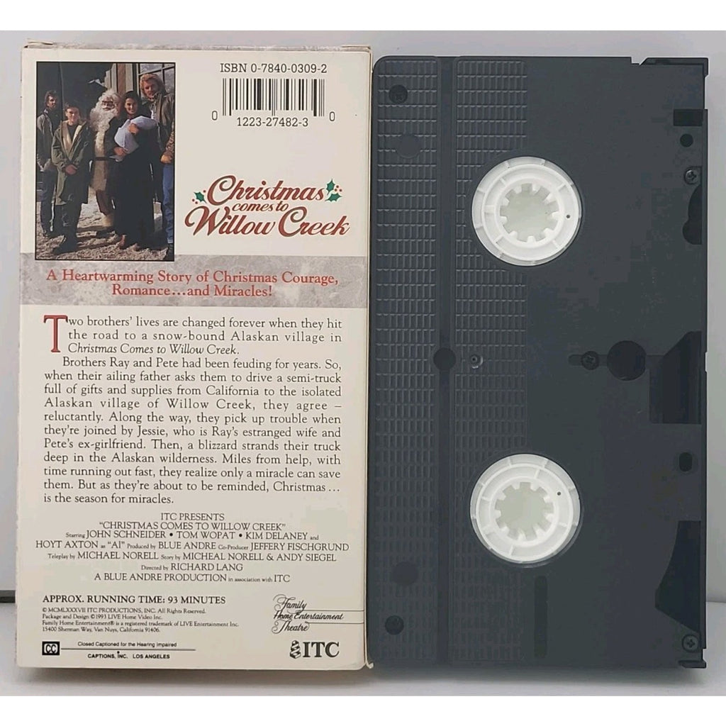 Christmas Comes to Willow Creek (VHS, 1993)