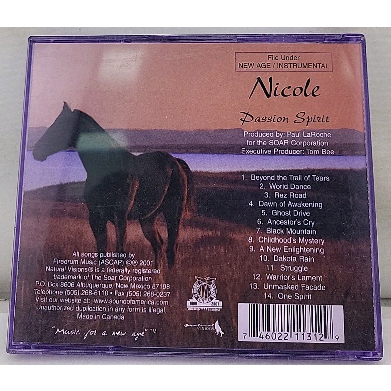 Passion Spirit by Nicole (CD, 2001)