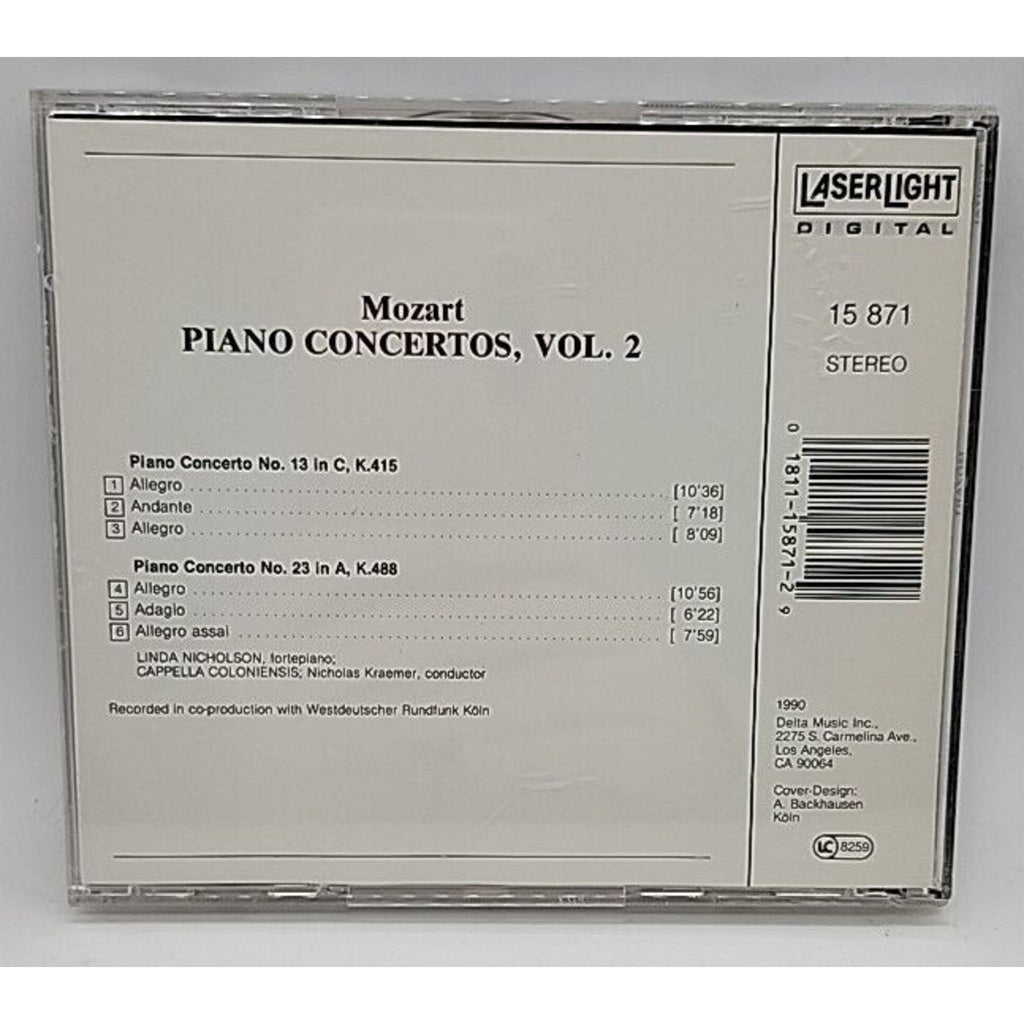 Piano Concertos 13/23 by W.A. Mozart (CD, 1995)