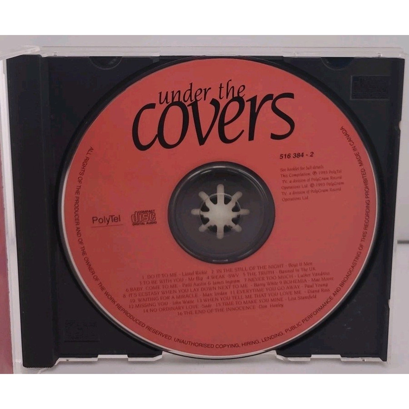 Under The Covers CD