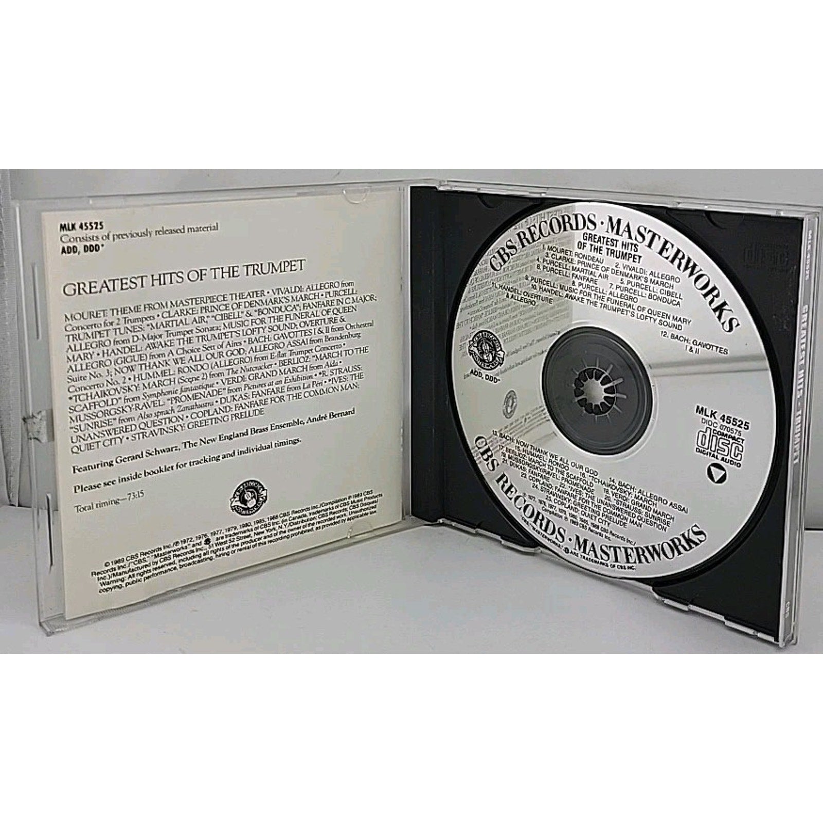 Trumpet: Greatest Hits [Columbia] by Various Artists (CD, CBS Records)