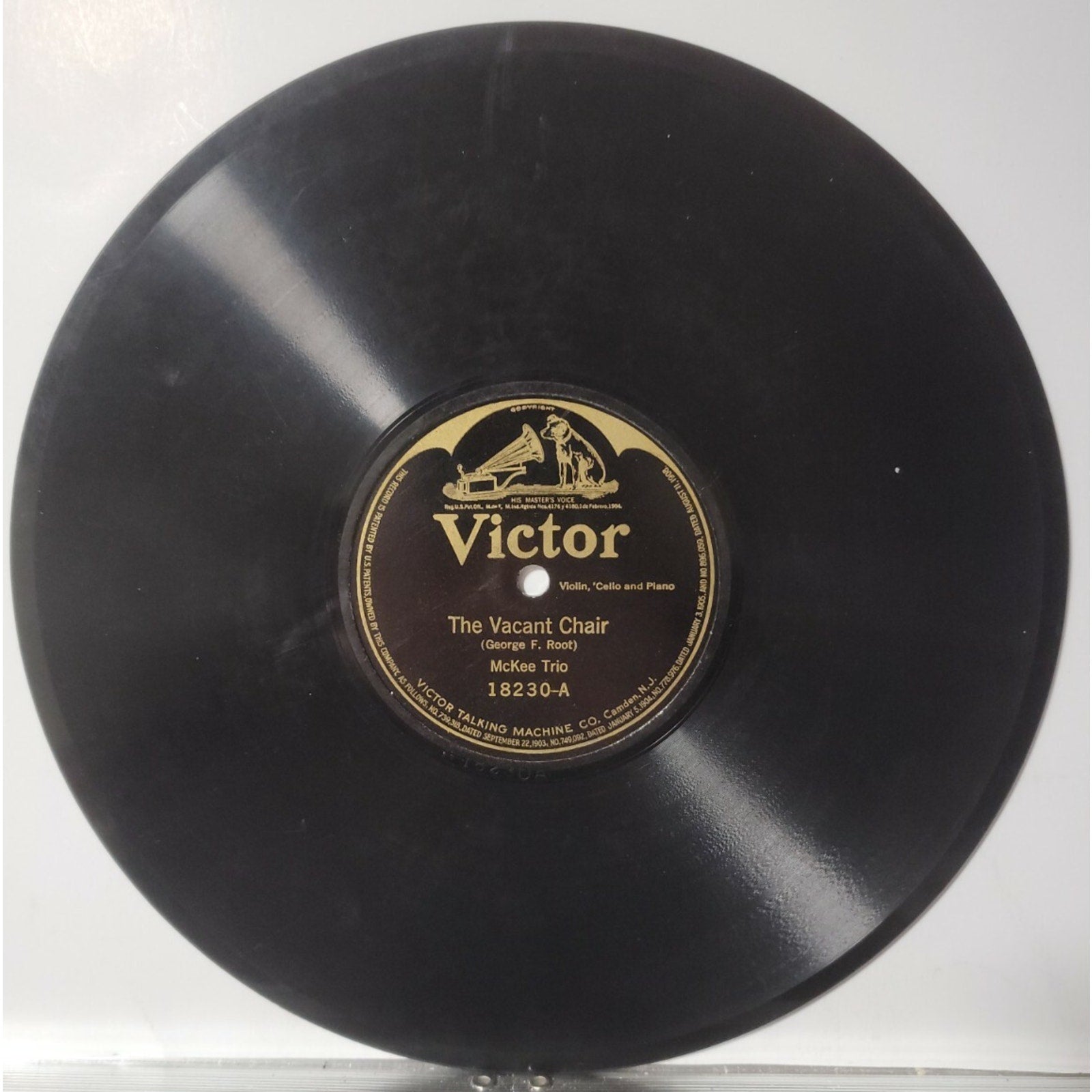 Mckee Trio - I Cannot Sing The Old Songs / The Vacant Chair (Vinyl)