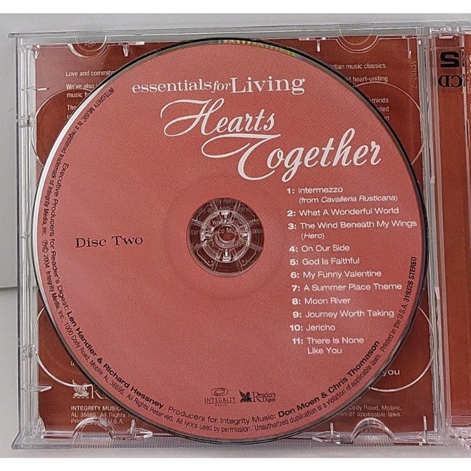 Various - Essentials for Living : Hearts Together - Music CD