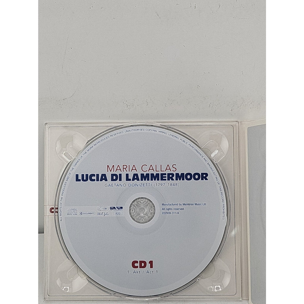 Lucia Di Lammermoor by Donizetti / Callas / Maggio Musicale / Serafin (CD, 2009)