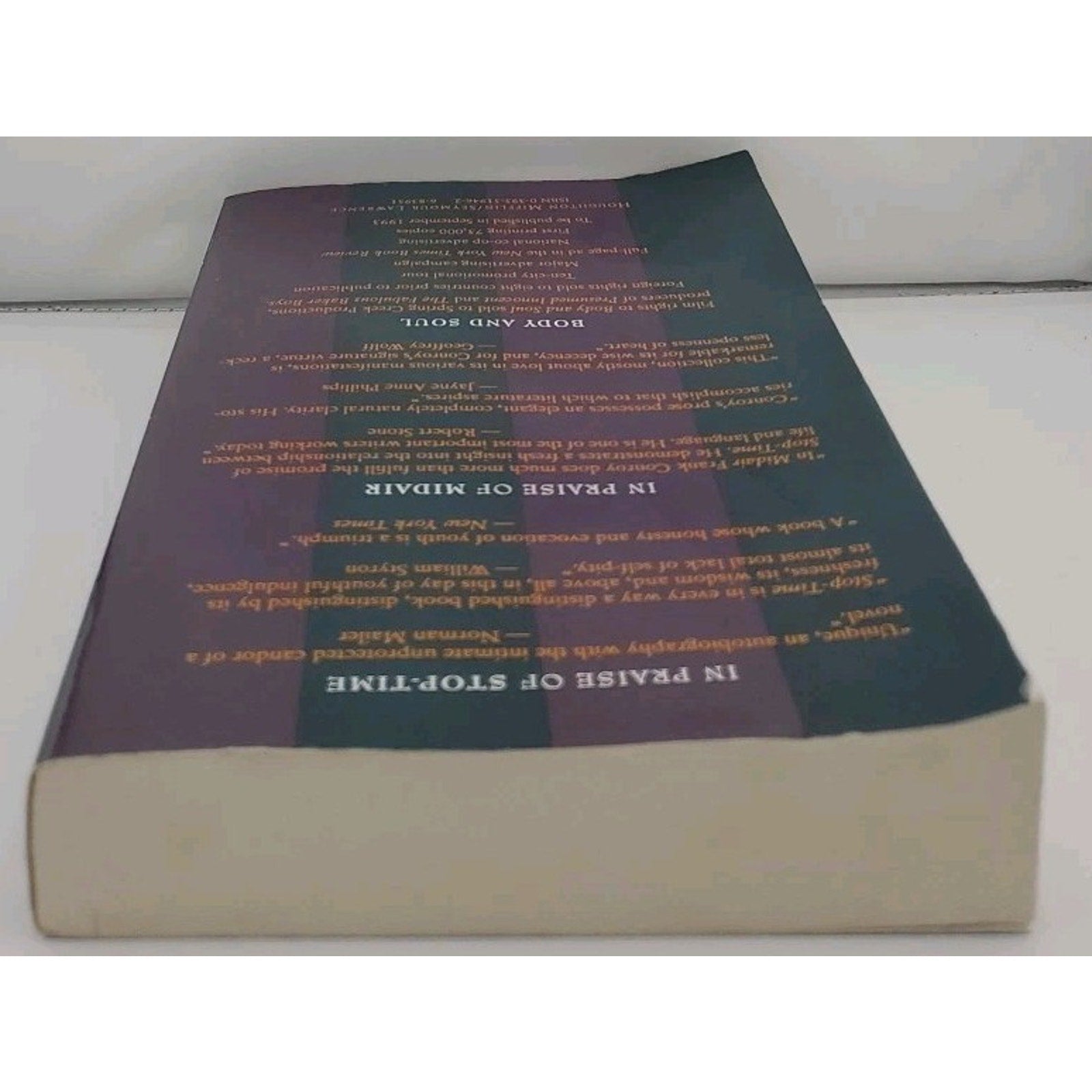 Body and Soul Frank Conroy (Paperback)