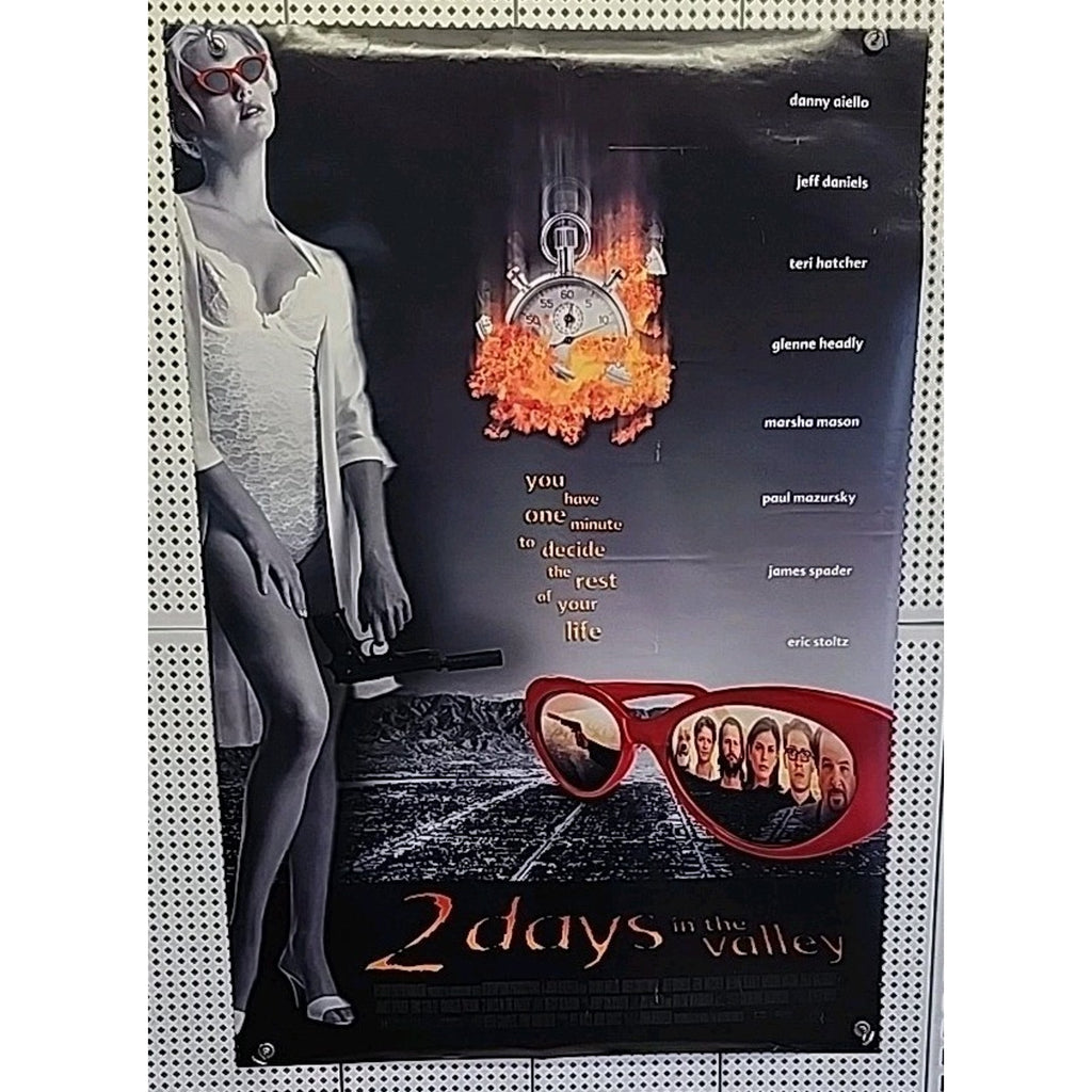 2 Days In The Valley 1996 Double-Sided Movie Poster 27x40 Terri Hatcher
