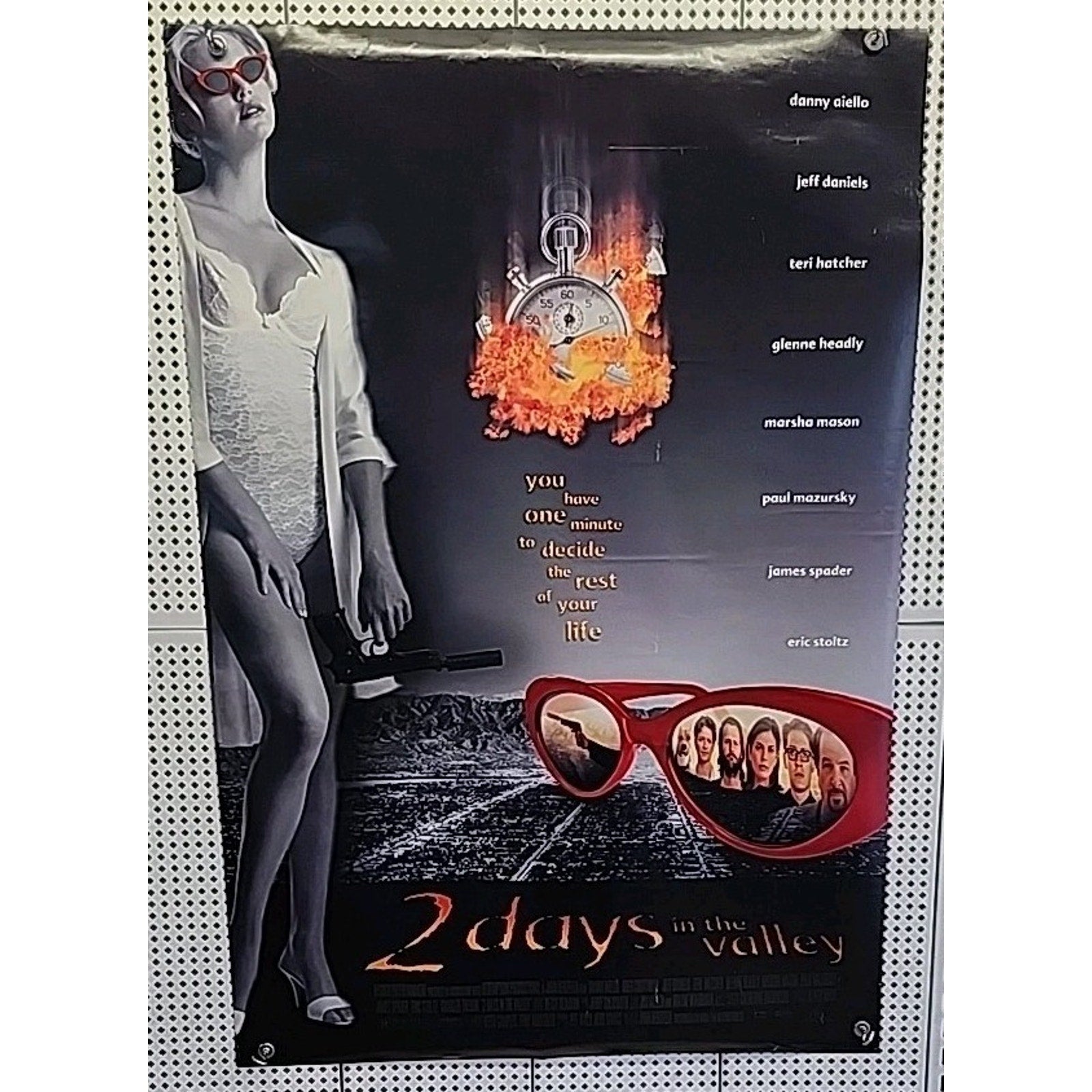 2 Days In The Valley 1996 Double-Sided Movie Poster 27x40 Terri Hatcher