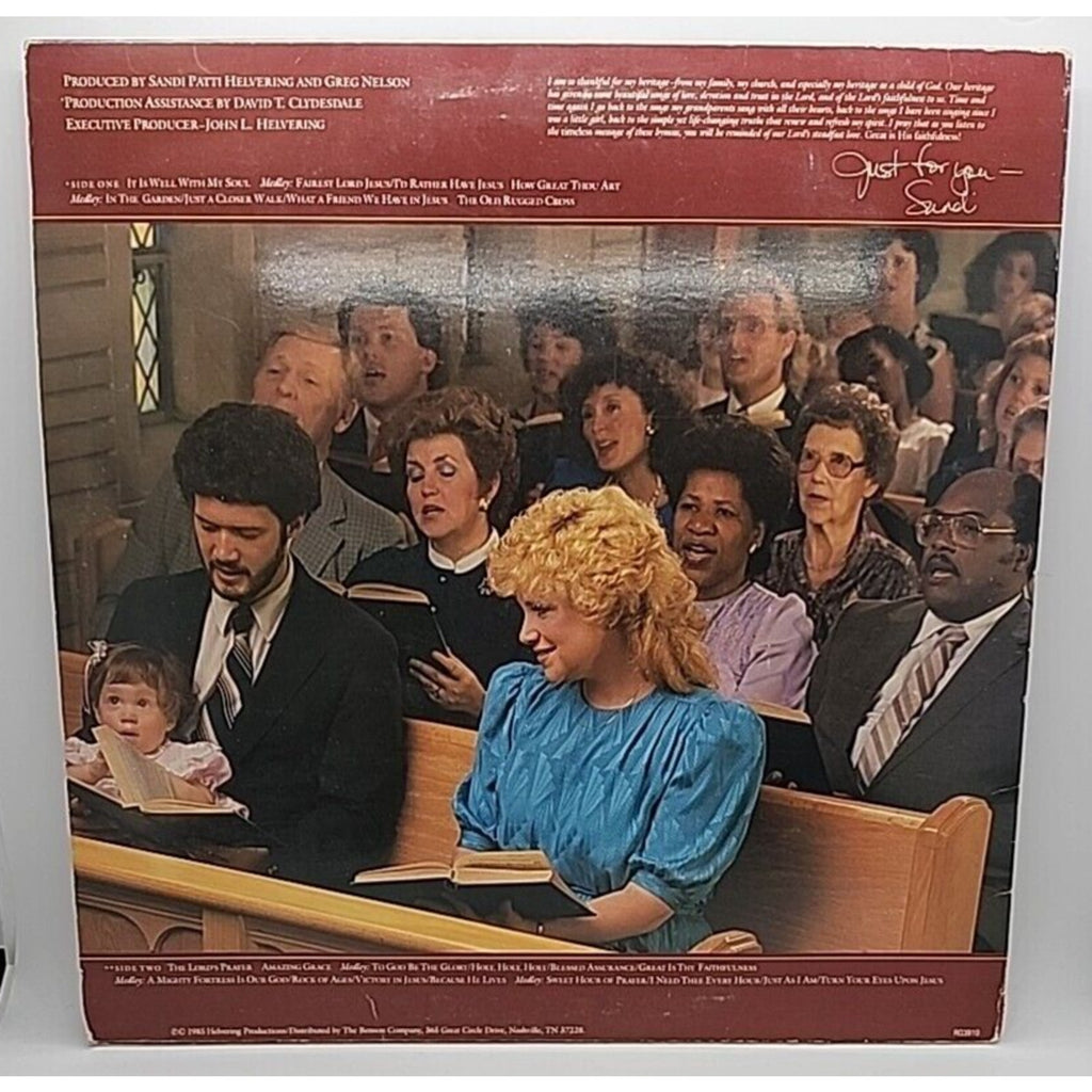 Sandi Patti Hymns Just For You (Record)