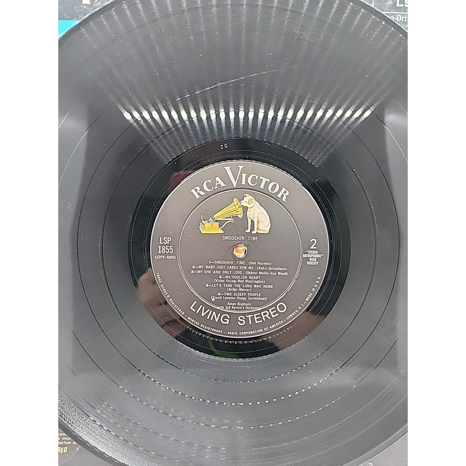 The Ames Brothers With Sid Ramin And His Orchestra - Smoochin' Time - RCA Victor