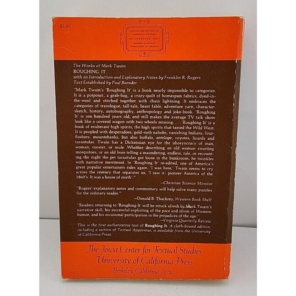 The Works of Mark Twain: Roughing It: The Iowa-California Edition, Volume 2