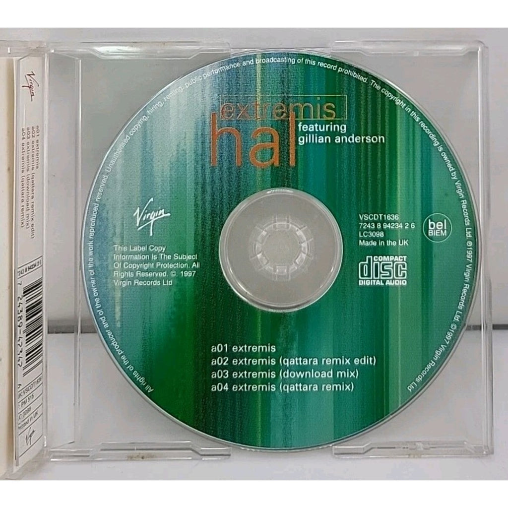 Extremis by Hal (CD, Single, 1997, Virgin)
