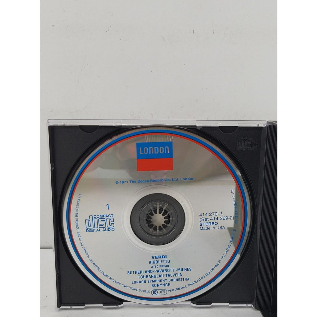 Rigoletto by Joan Sutherland (CD, 1990)