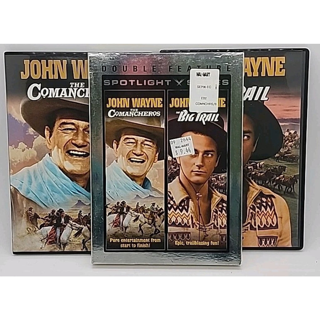 John Wayne Double Feature - The Comancheros And The Big Trail - 2 DVD