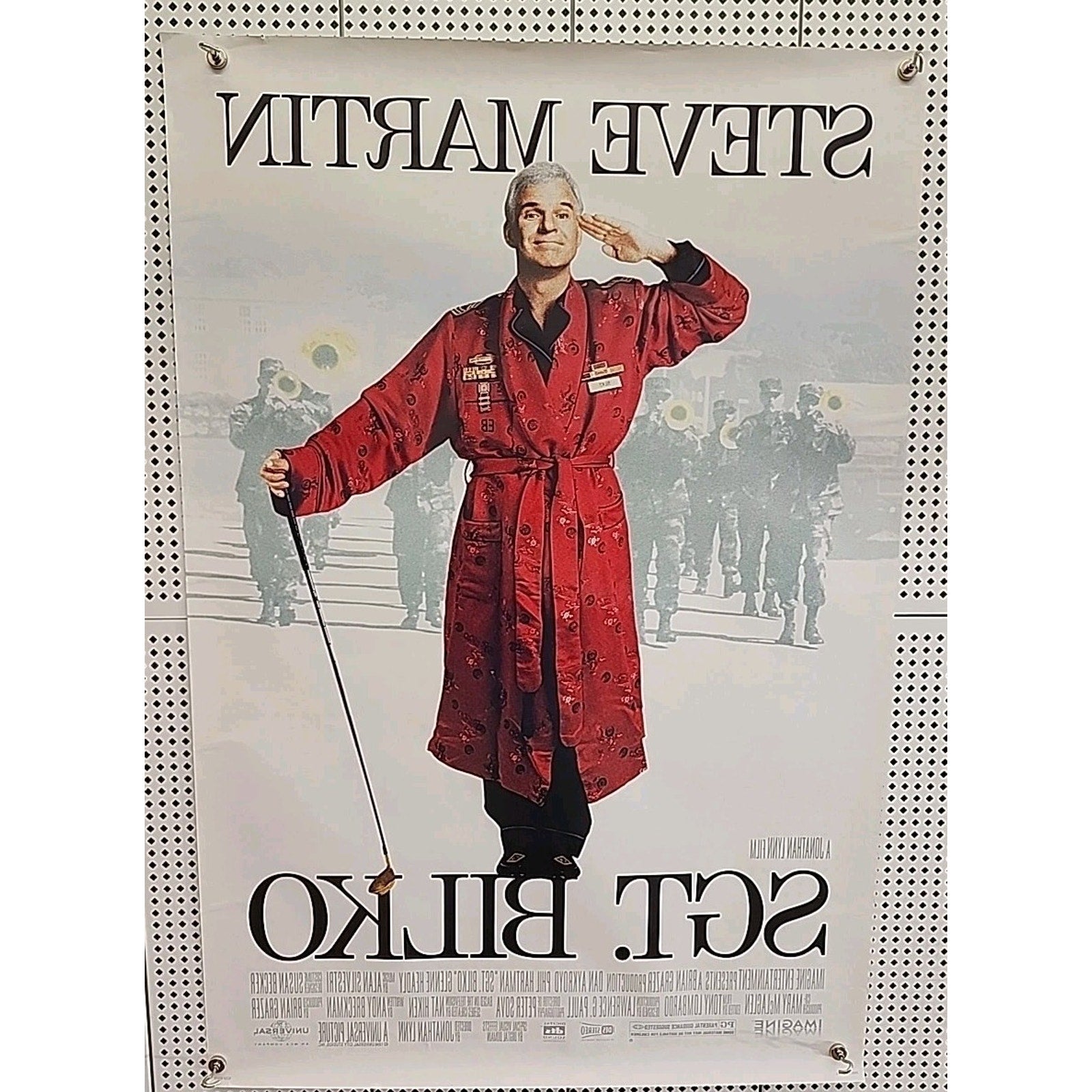 Sgt. Bilko 1996 Double Sided Original Movie Poster 27" x 40"