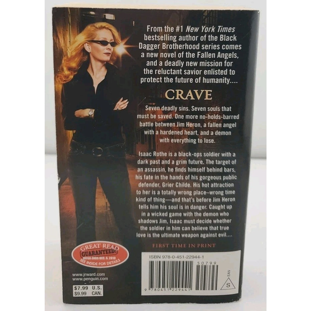 Crave by Ward, J. R. (Paperback)