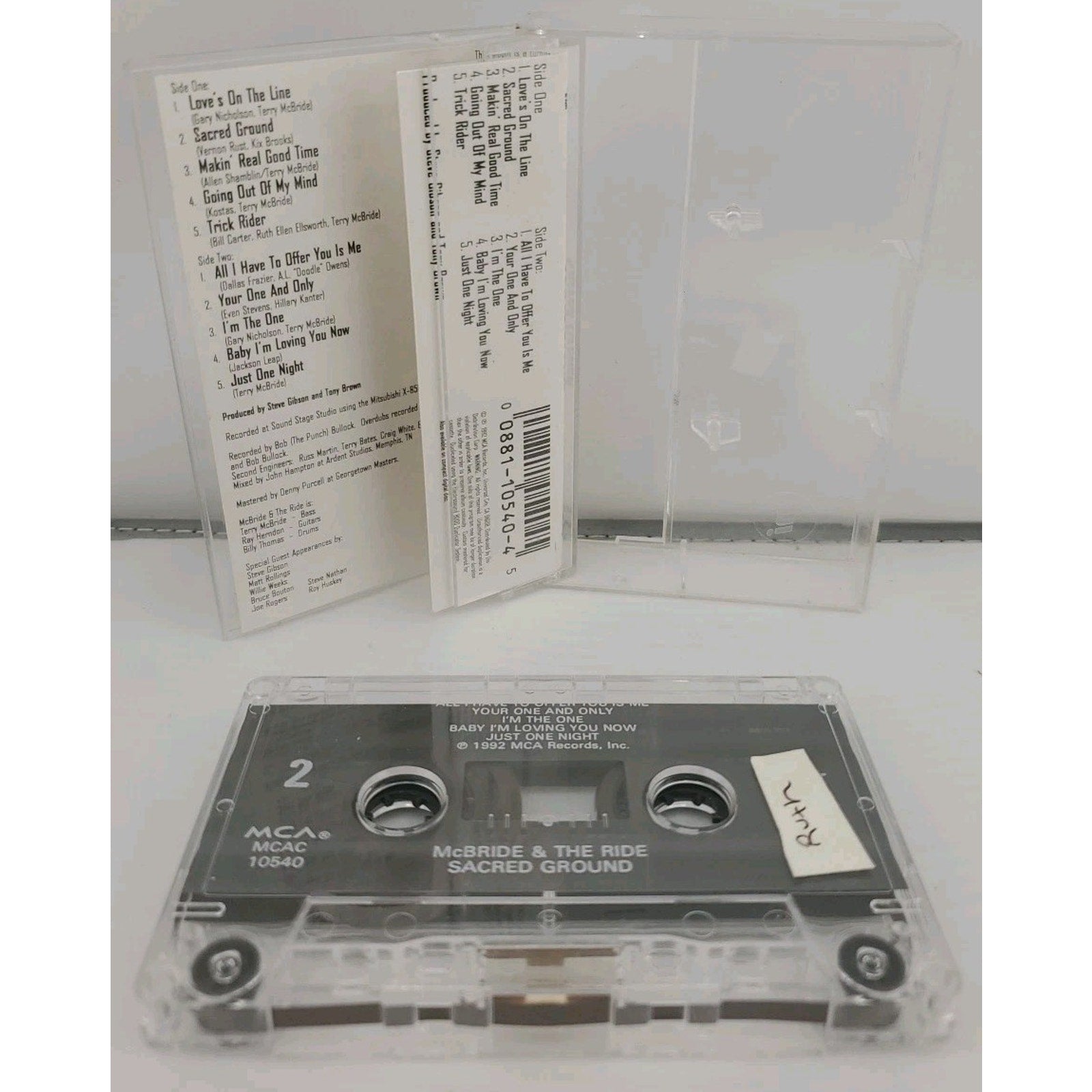 Sacred Ground by McBride & the Ride (Cassette, Apr-1992, MCA Nashville)