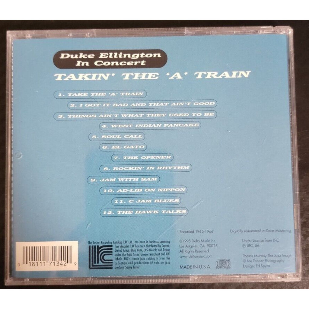 Duke Ellington in Concert: Takin' the 'A' Train (CD, 1998)