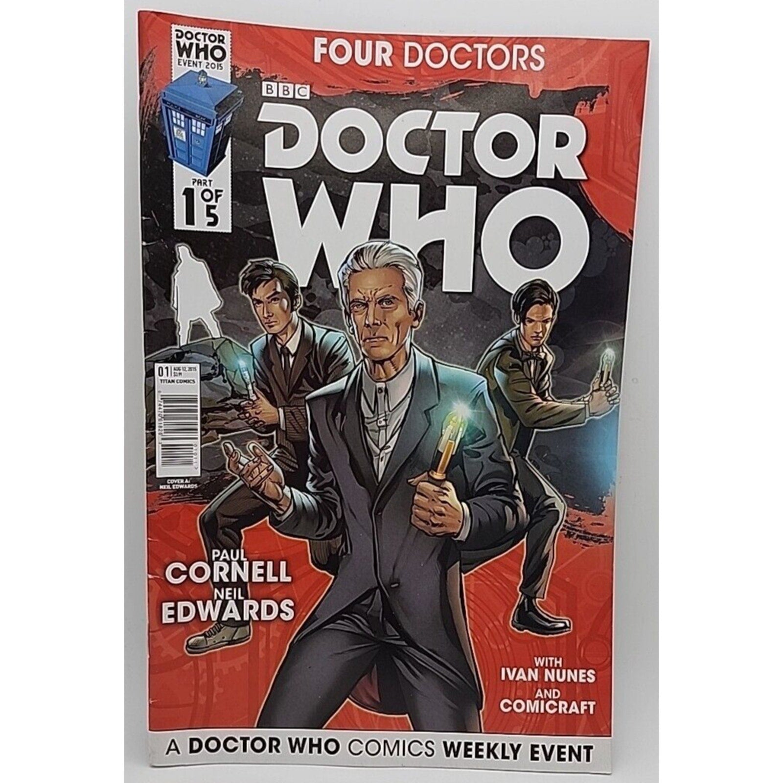 Titan Comics Doctor Who Event 2015: Four Doctors #1 Of 5 2015 Modern Comic Book