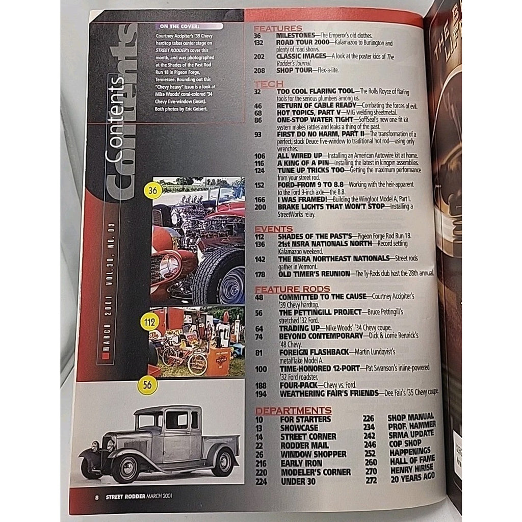Street Rodder Magazine - March 2001 - Vol. 30 No. 3
