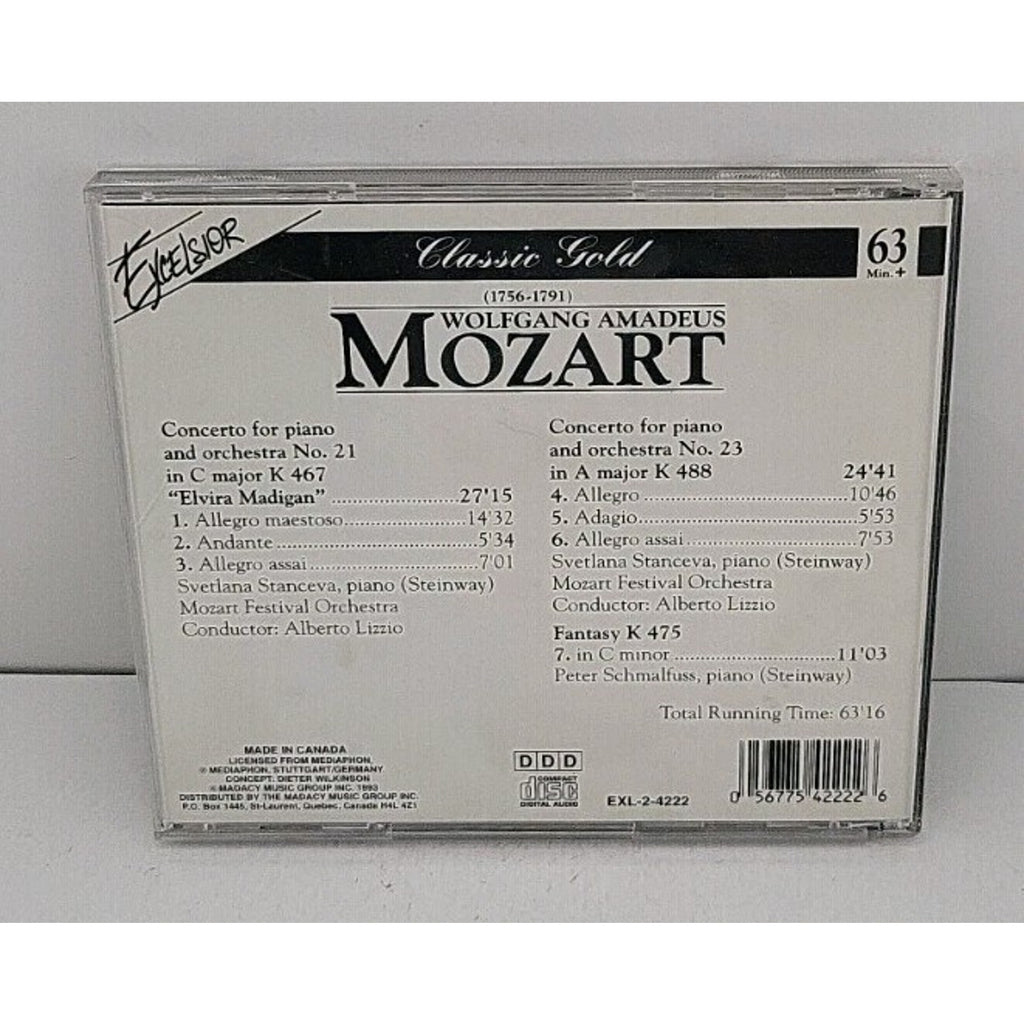 Wolfgang Amadeus Mozart - Classic Gold - CD