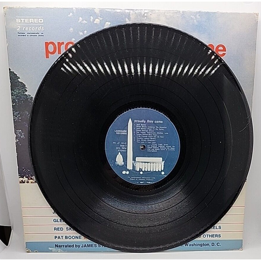 Proudly They Came to Honor America 2 Vinyl Record LP