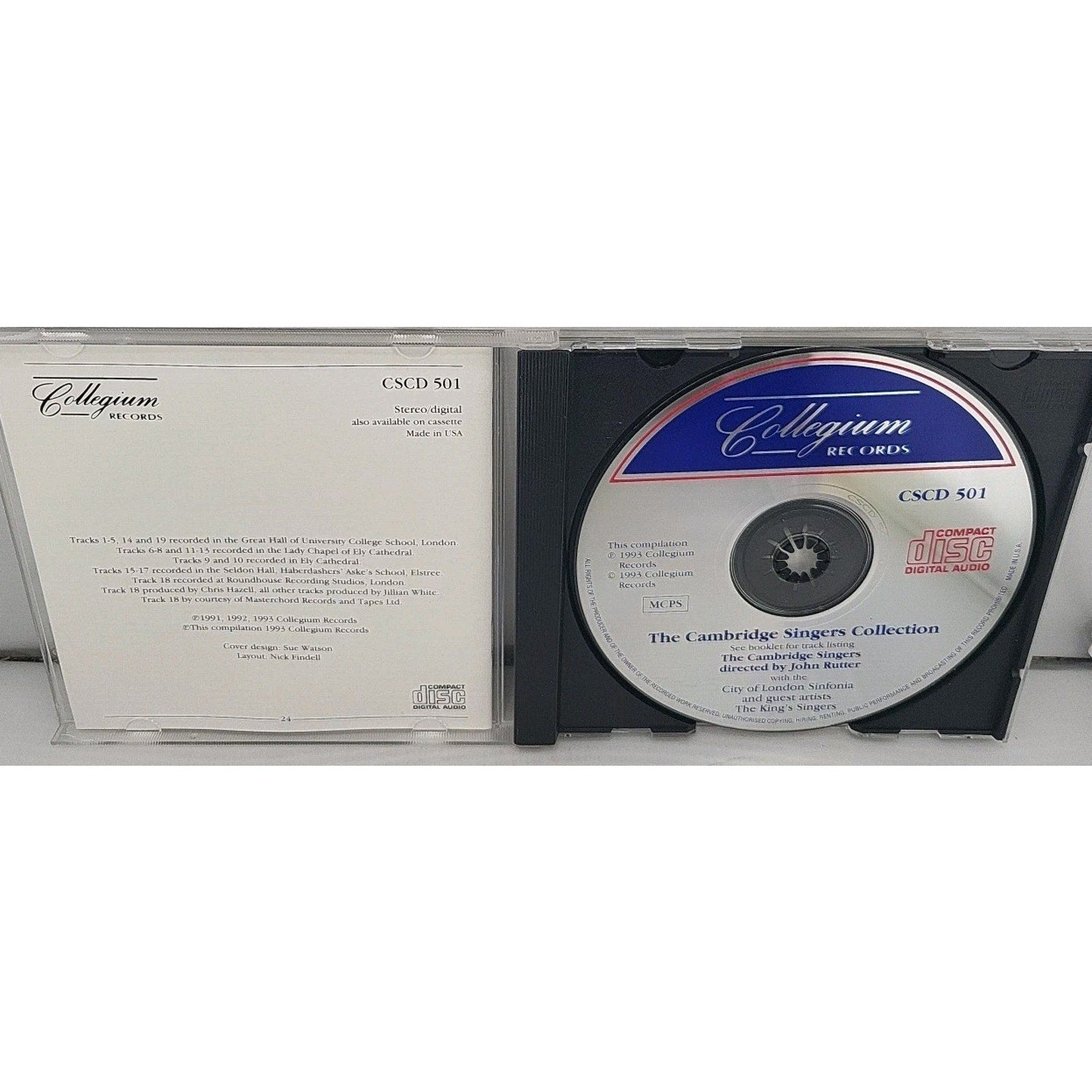 Collection by Cambridge Singers (CD, 1993)