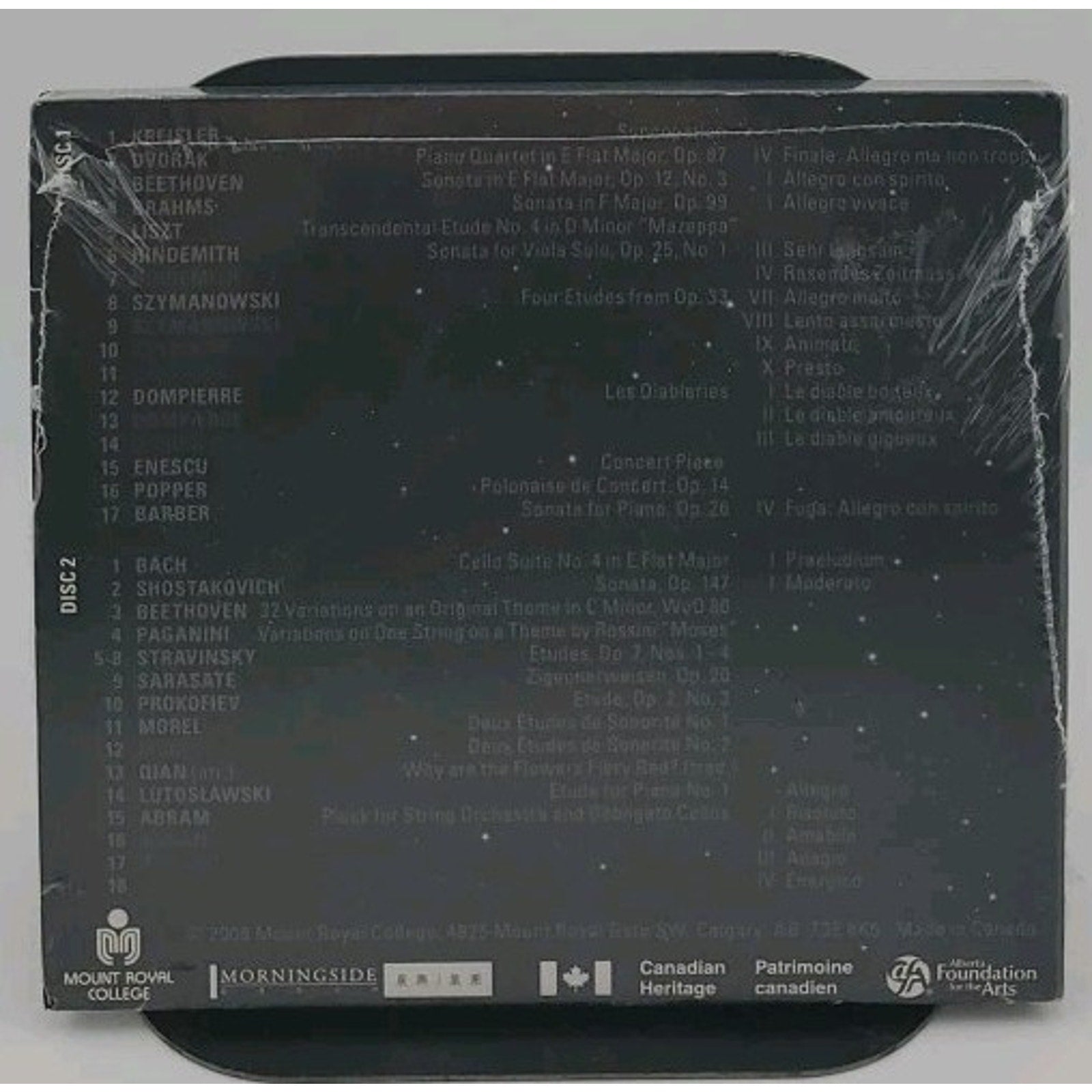 2008 Morningside Music Bridge At Mount Royal College CD *Brand New*