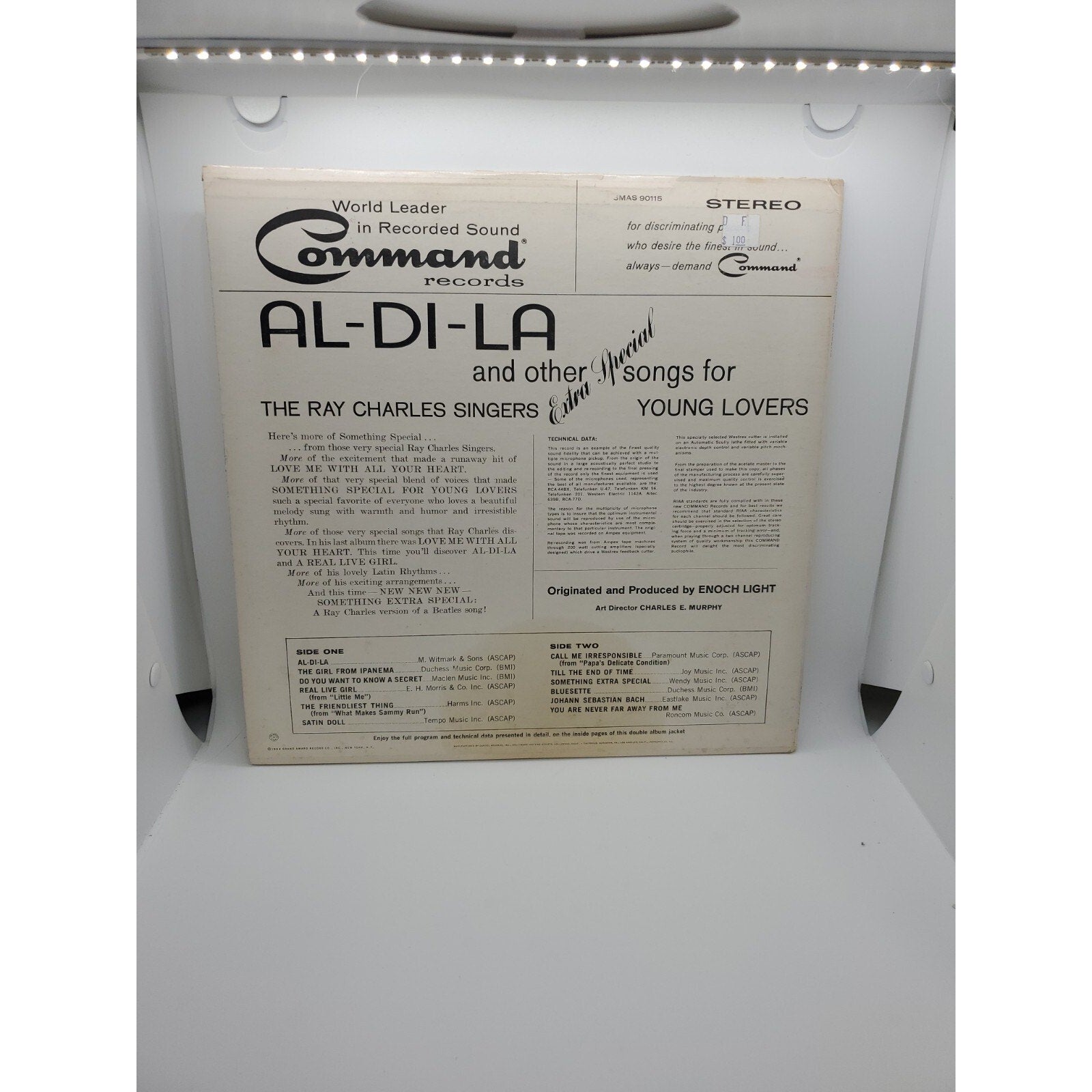 The Ray Charles Singers Al-Di-La (Record)
