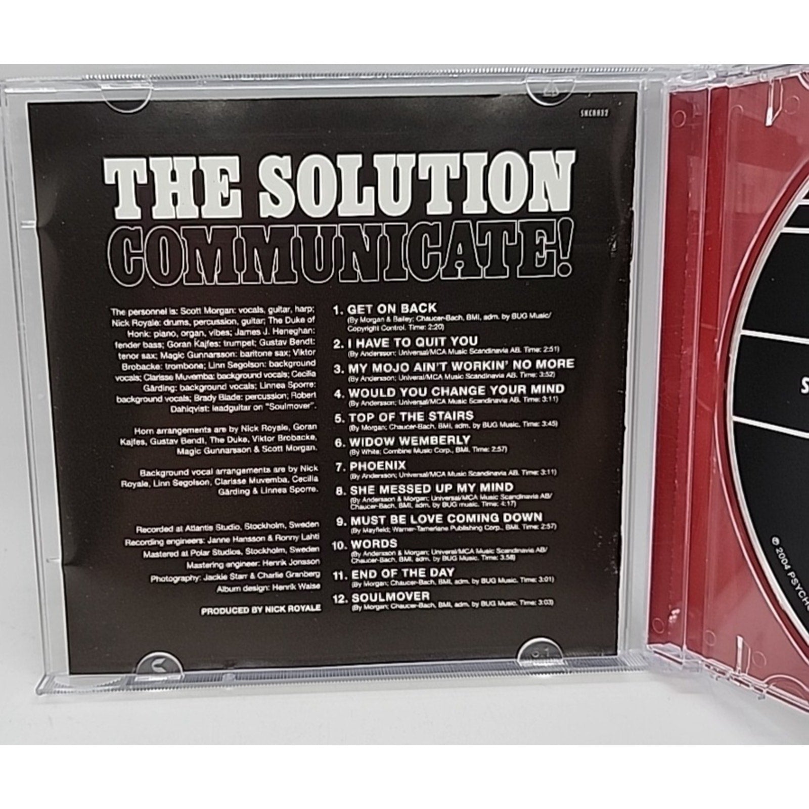 Communicate by The Solution (CD, Sep-2004, Sweet Nothing)
