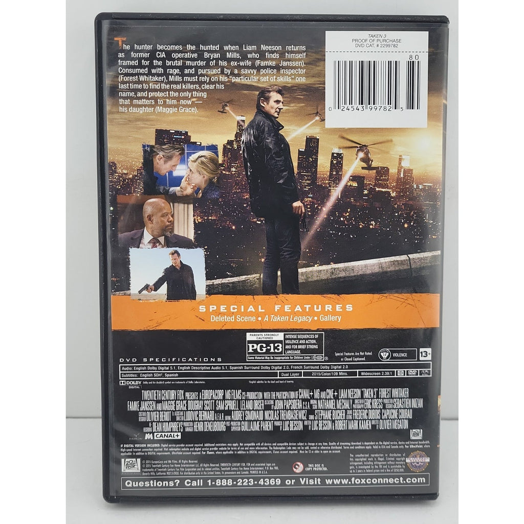 Taken 3 (DVD, 2015)