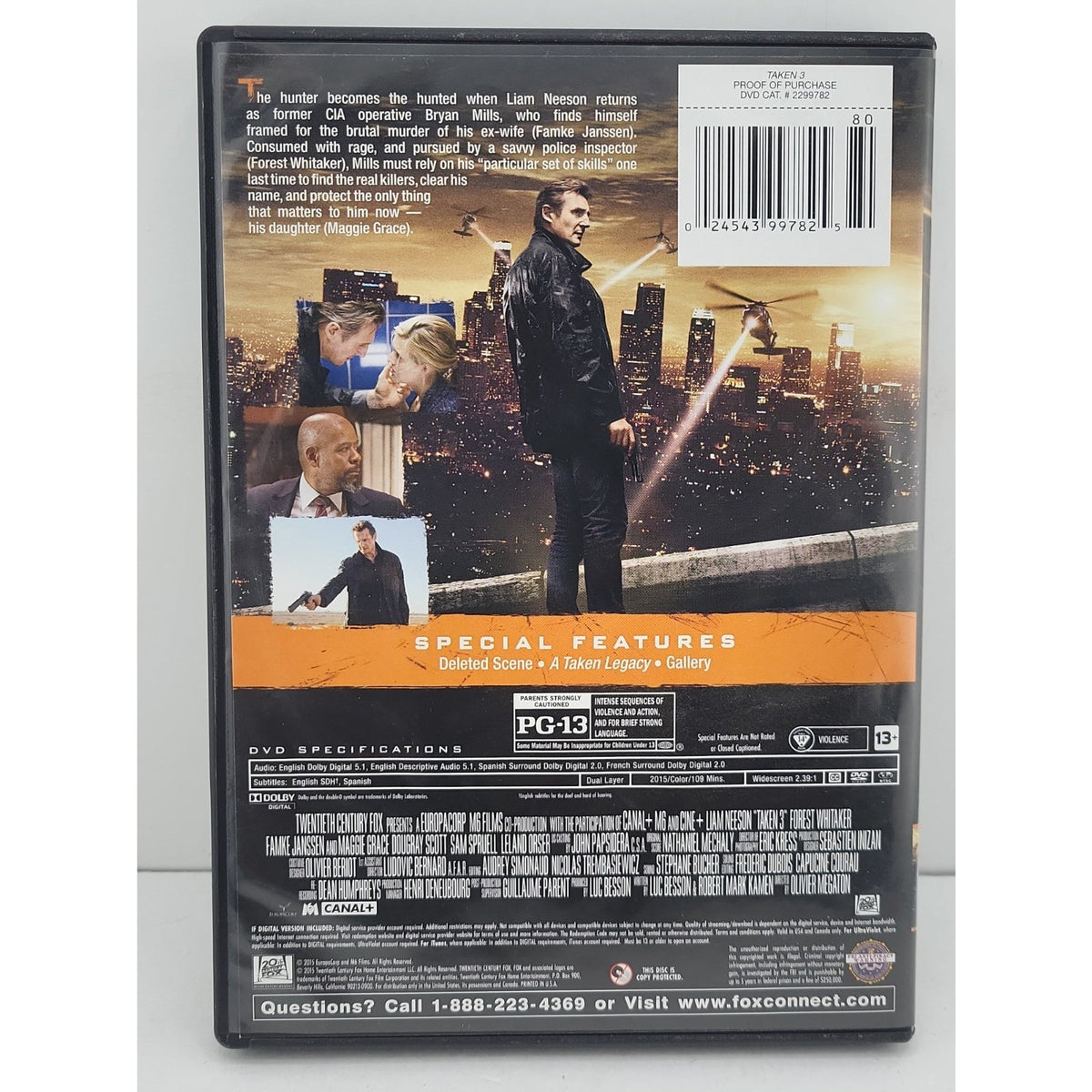 Taken 3 (DVD, 2015)