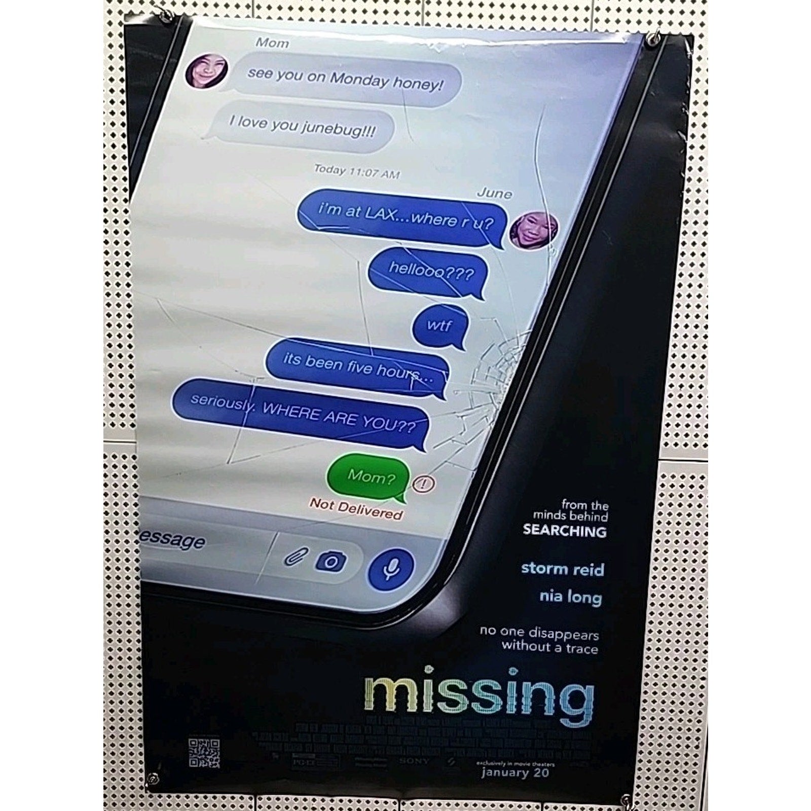 Missing - Original Movie Poster - Double Sided - 27x40