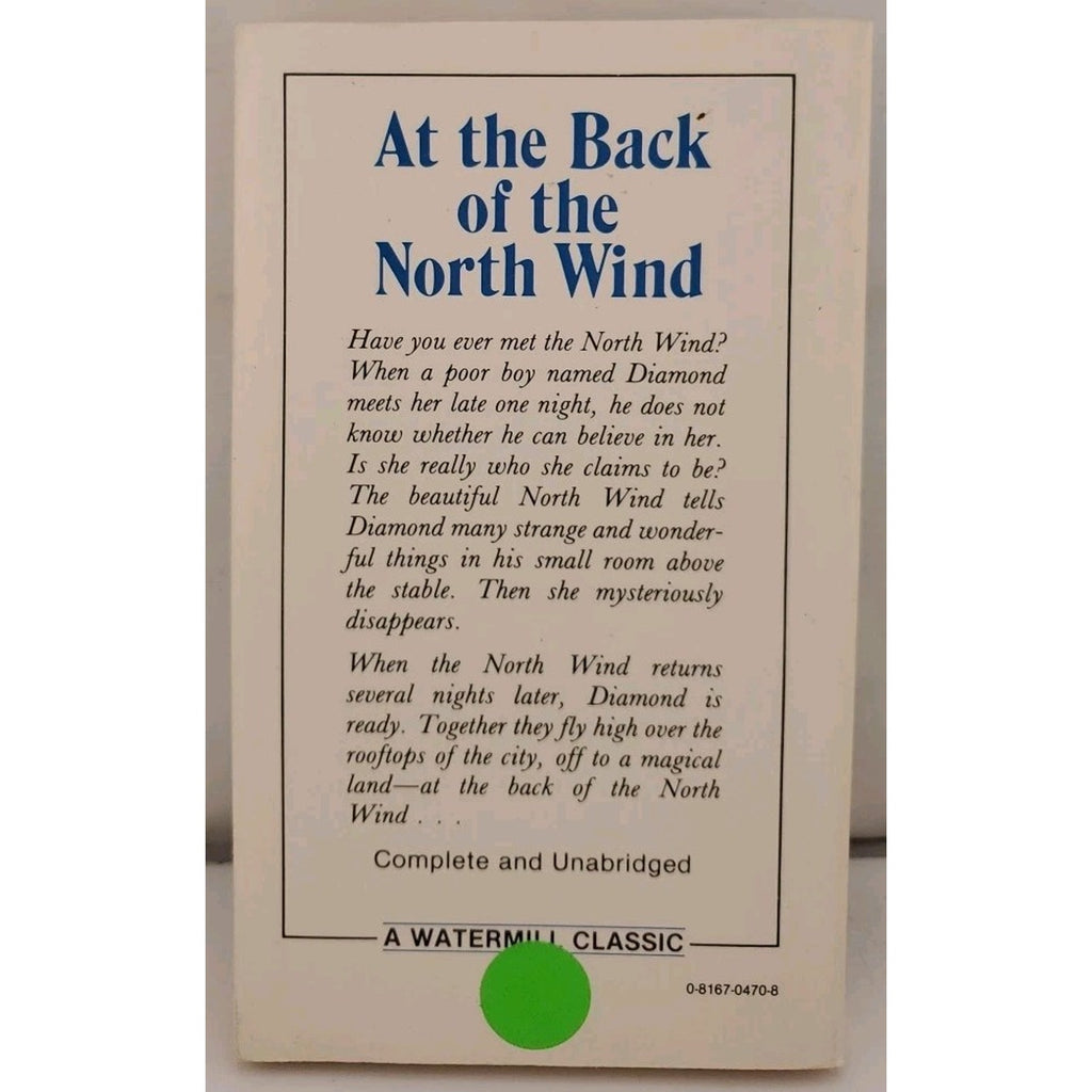At the Back of the North Wind by George MacDonald (2018, Trade Paperback)