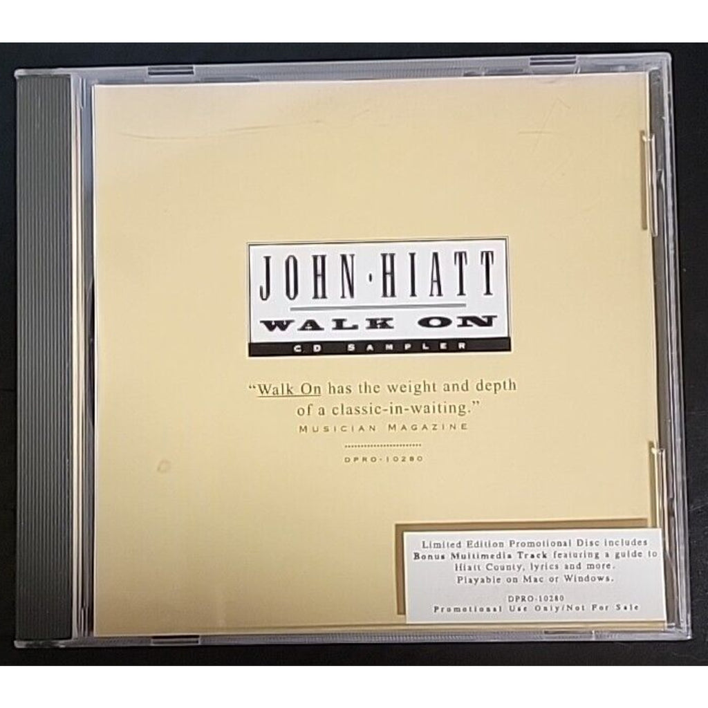 John Hiatt – Walk On CD Sampler (CD, 1995, Capitol)